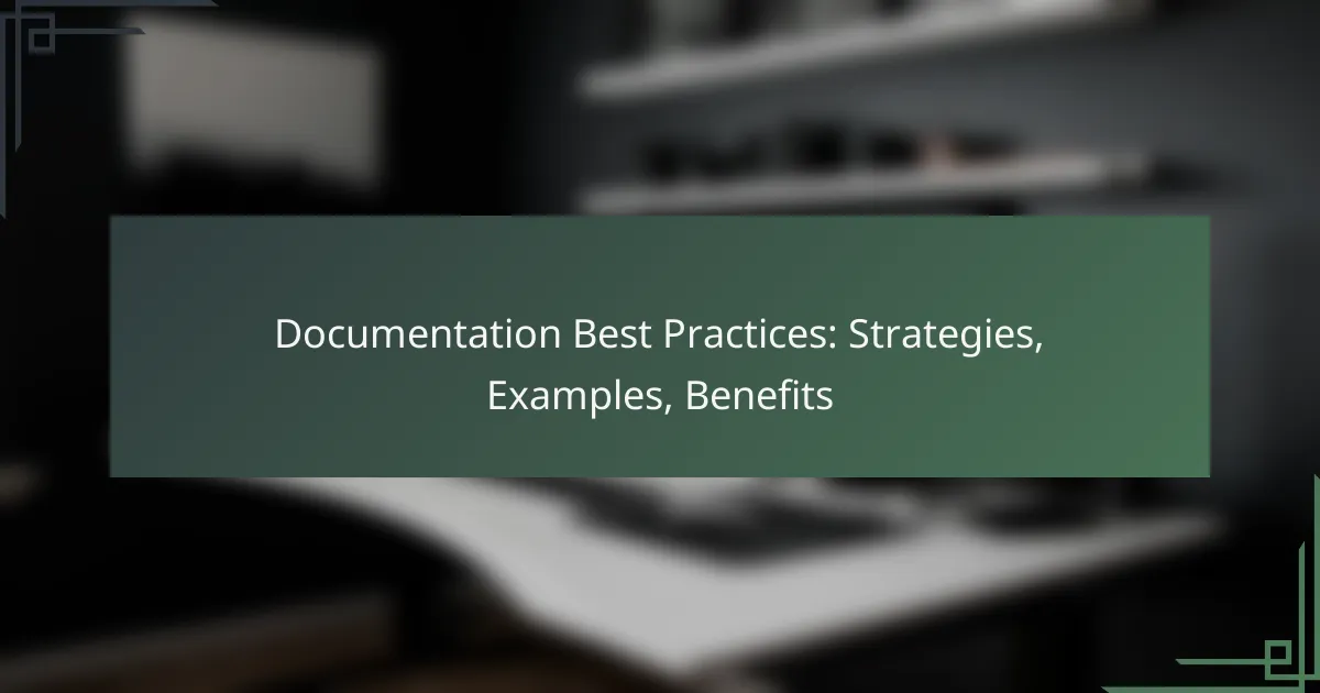 Documentation Best Practices: Strategies, Examples, Benefits